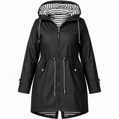 Naisille vedeneräpäivä takki – Suuret koot