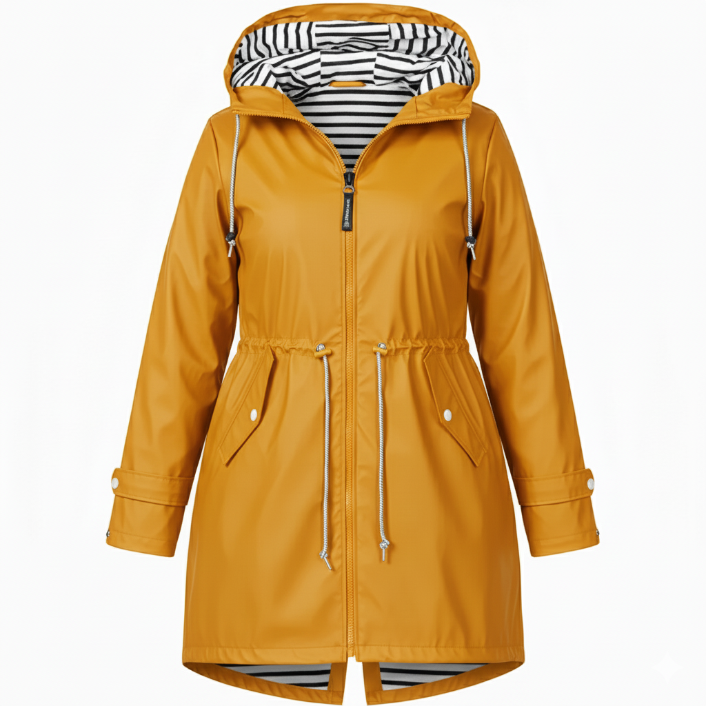 Naisille vedeneräpäivä takki – Suuret koot