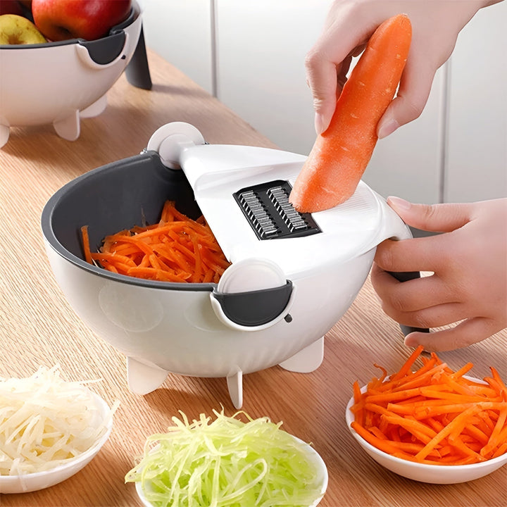SlicePro Multifunctional Grønnsakskjærer med Utbyttbare Kniver | Luvikno