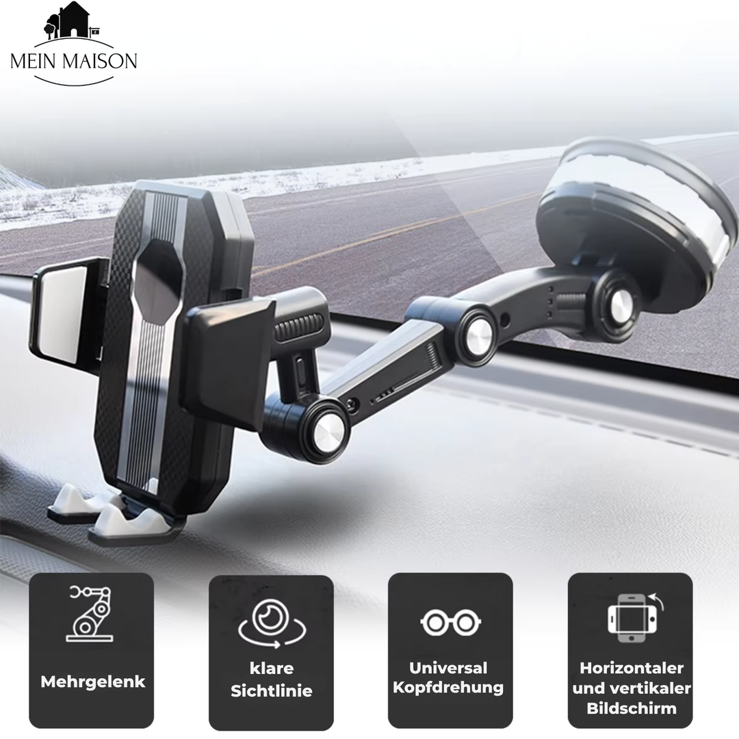 Luvikno | Auto GripTech Handy Holder med Sterk Sugekop og 360° Rotasjon