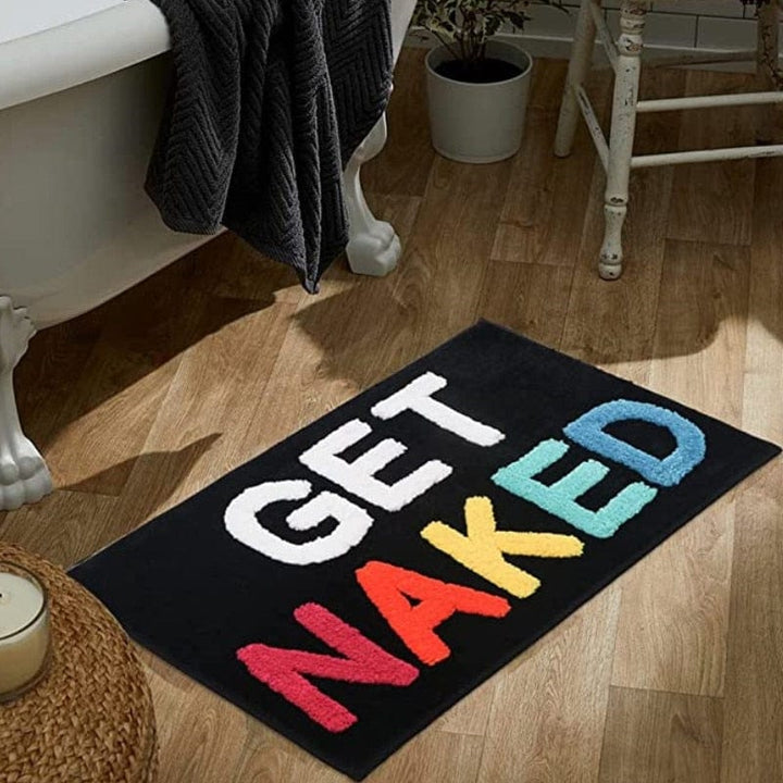 Get Naked BunteBadmatte | Luvikno
