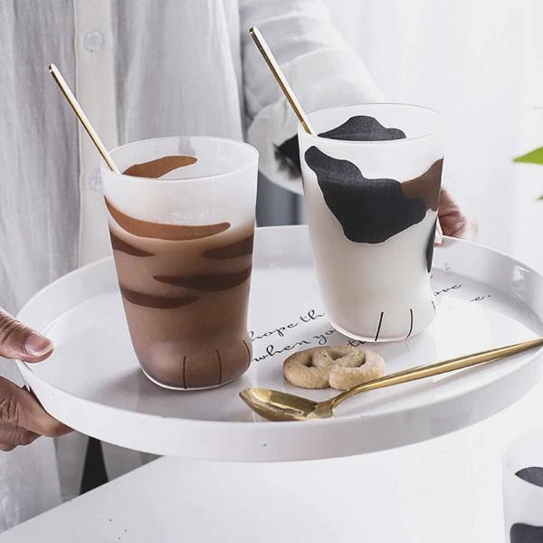 Glass Cat Paw Mug | Luvikno