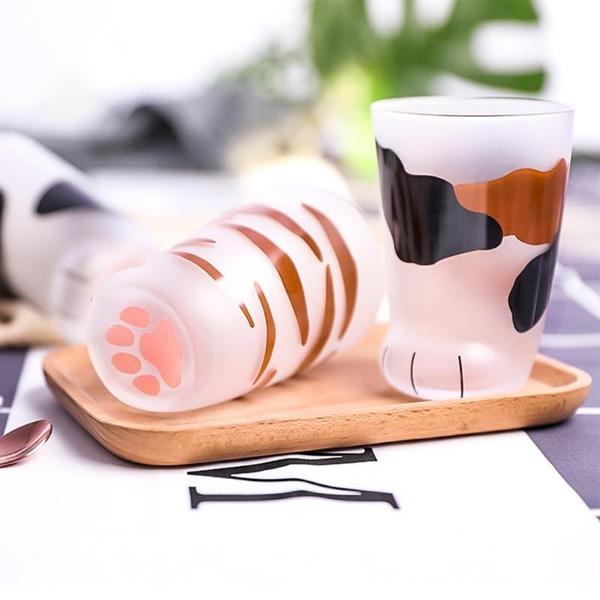 Glass Cat Paw Mug | Luvikno