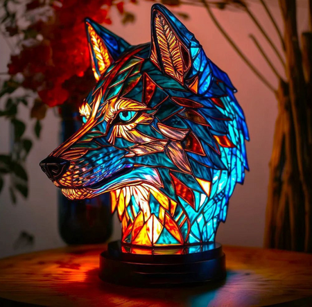 Luvikno | GlassGlow Dimmbar LED designlampe med kunstnerisk finish