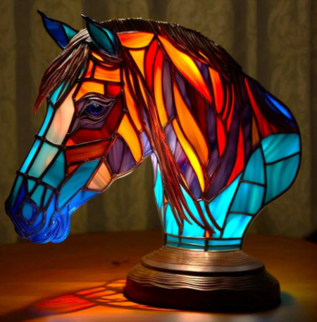 Luvikno | GlassGlow Dimmbar LED designlampe med kunstnerisk finish