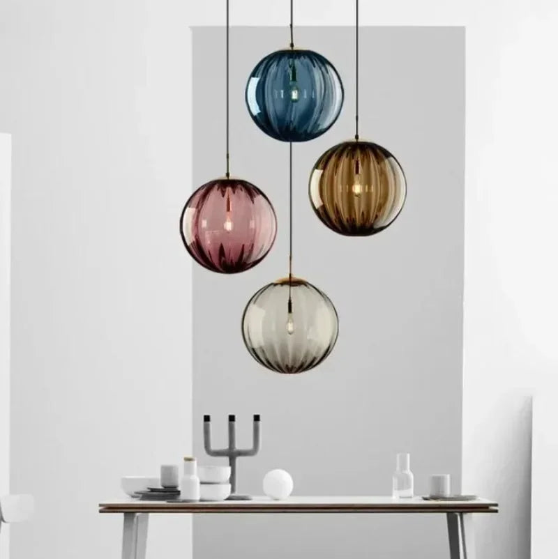 Luvikno | Modern Glass Ceiling Lamp with Integrated LED Lighting