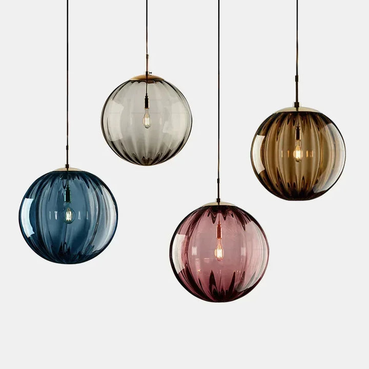 Luvikno | Modern Glass Ceiling Lamp with Integrated LED Lighting