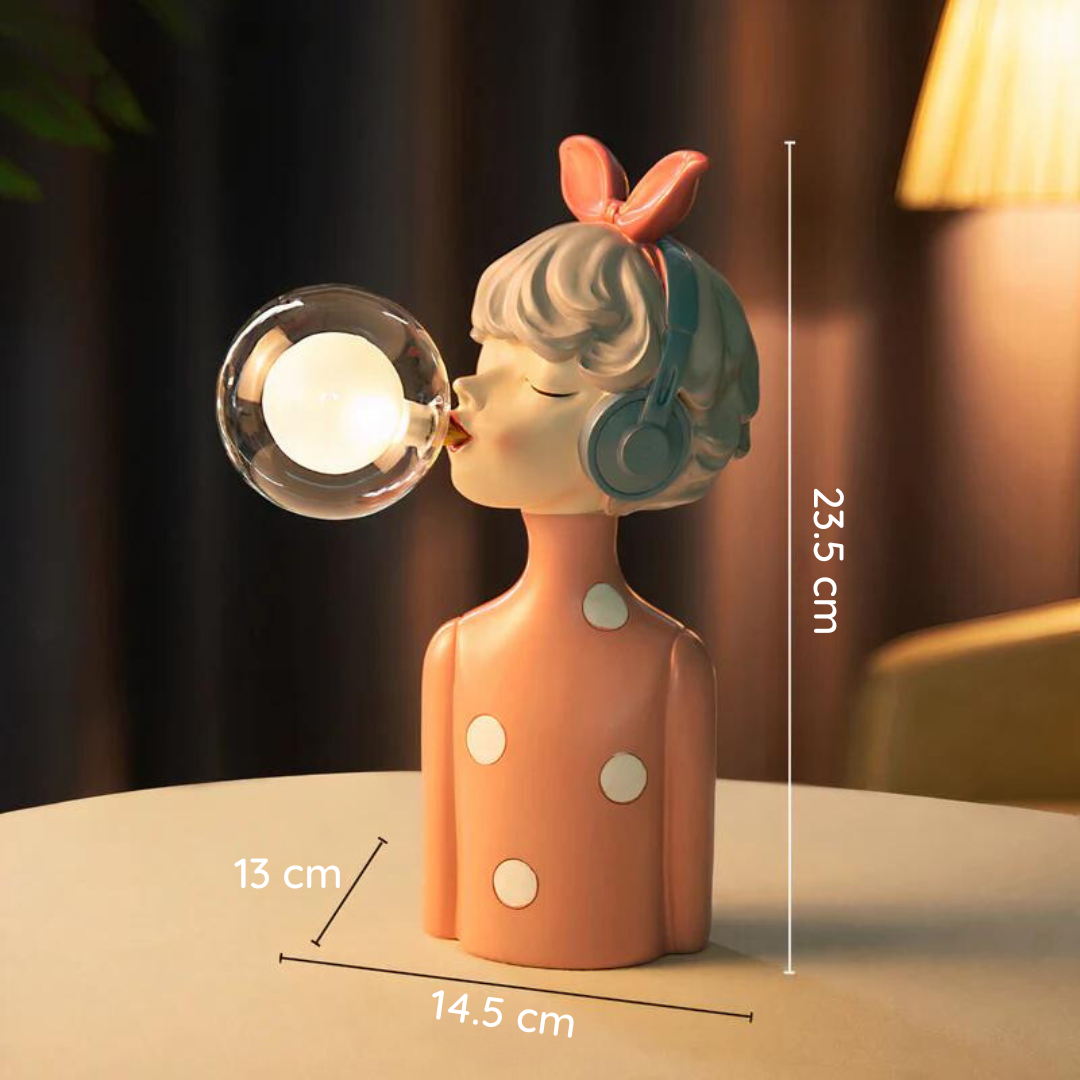 Luvikno | GlowGum Unik Bordlampe for Koselig Atmosfære