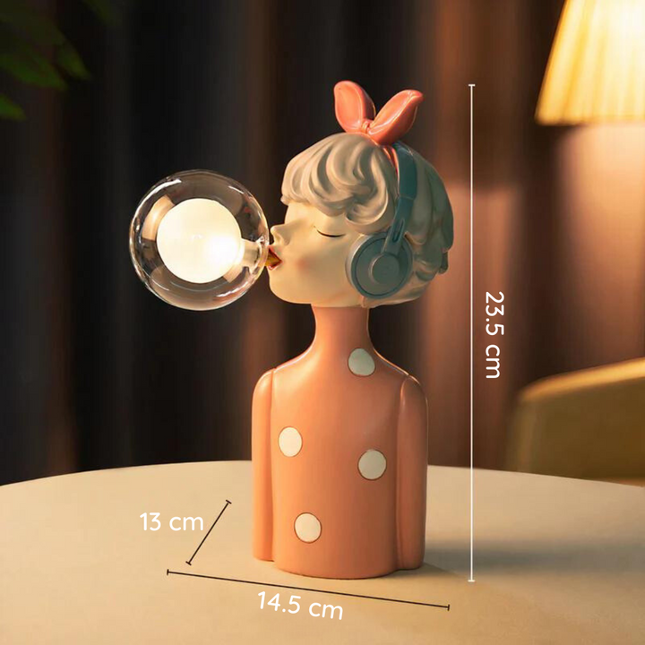 Luvikno | GlowGum Unik Bordlampe for Koselig Atmosfære