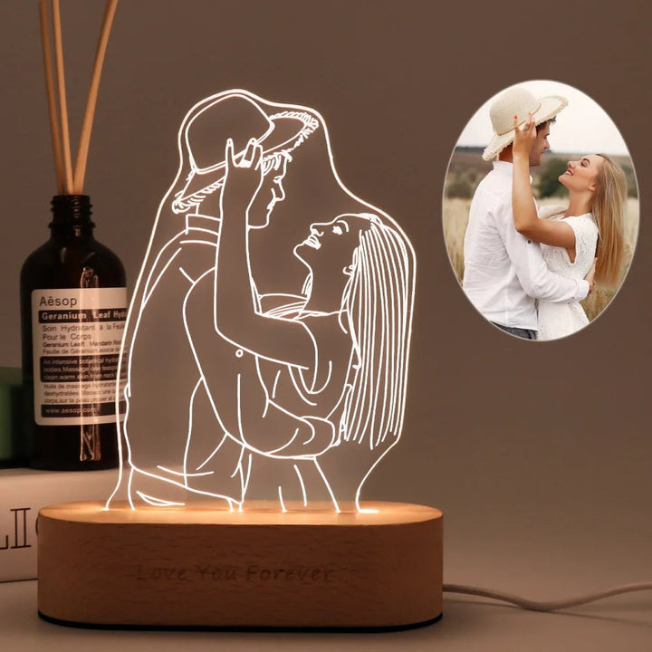 Luvikno | GlowLuxe | Personlig LED-belysning – Perfekt for morsdag, farsdag og din kjære