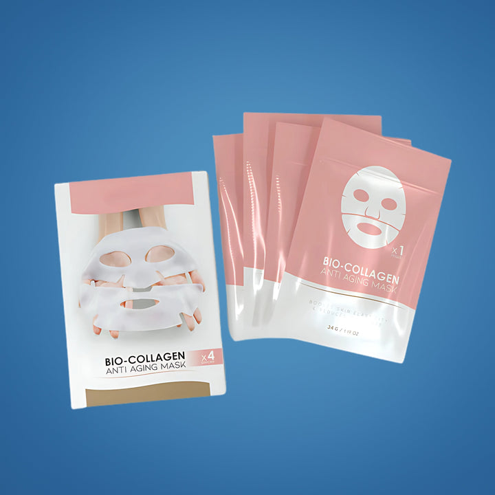 GlowRevive | Kollagen Arkmaske – Hydrerende Nattbehandling – Hydrogel – Anti-Aldring Hudpleie Luvikno