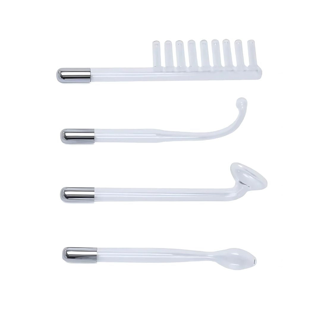 GlowVive Høyfrekvent D'arsonval Beauty Device | for Akne - Anti-Aging - Hudoppstramming - Hårvekst - Hodebunnspleie Luvikno