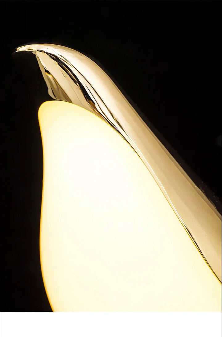 Gullfugl Vegglampe