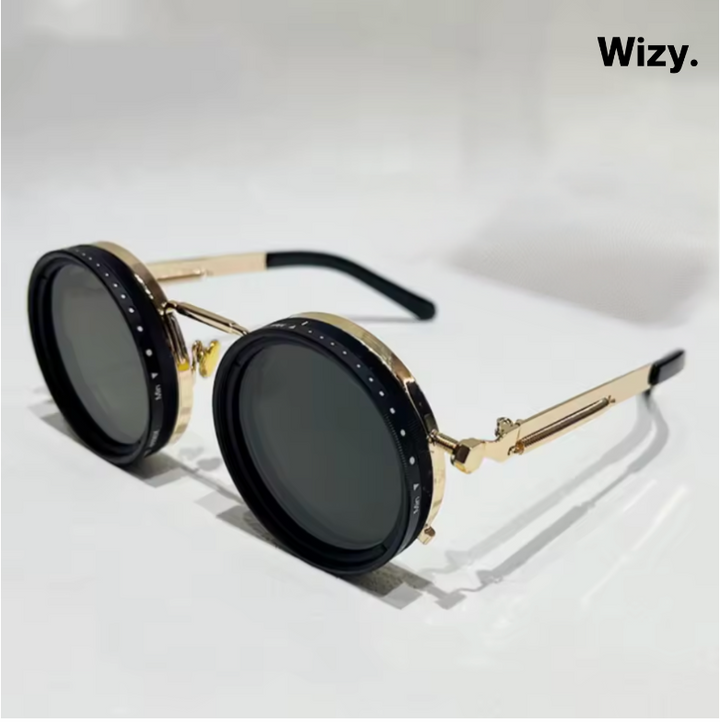 Luvikno | ShadowSunglasses | Solbriller med svarte linser Stilig UV-beskyttelse Motemode