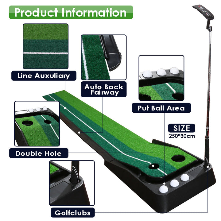 Golf matte Putting matte Golf Auto Return | Luvikno