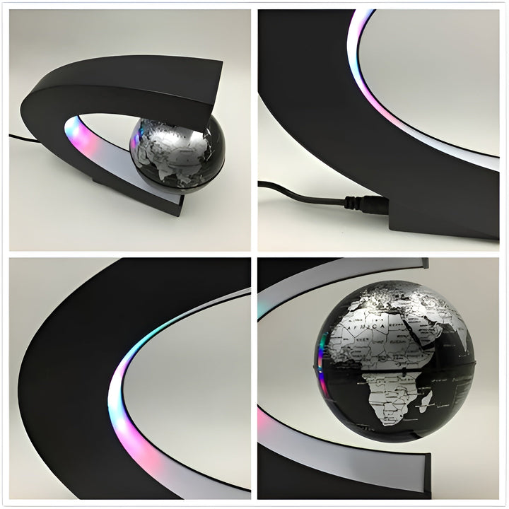 Luvikno | Magisk flytende globe med LED-belysning og utdannende berøring