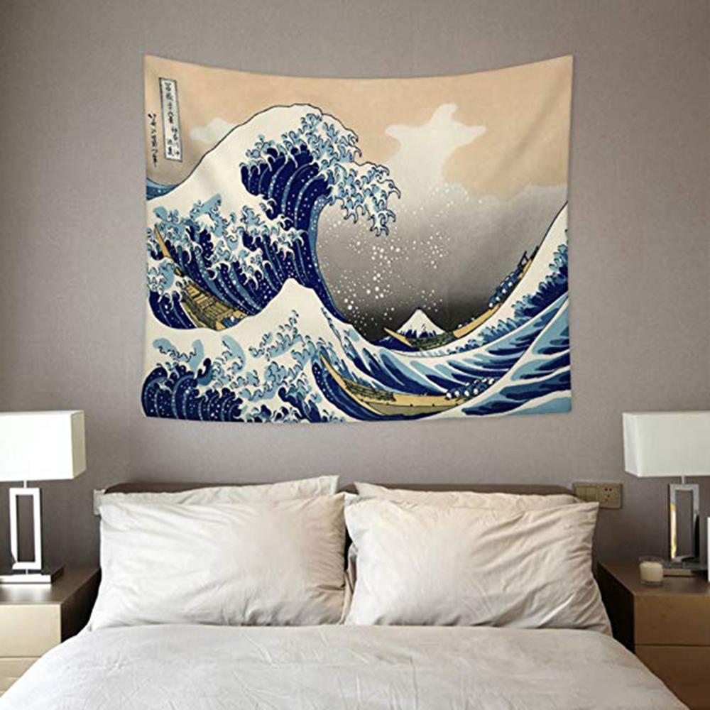 "Great Wave" of Kanagawa Tapestry | Luvikno