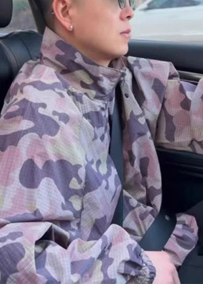 Luvik | Miesten Eis-Seide -takki piilotetulla vetoketjulla ja korkealla kauluksella