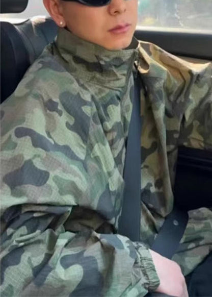 Luvik | Miesten Eis-Seide -takki piilotetulla vetoketjulla ja korkealla kauluksella