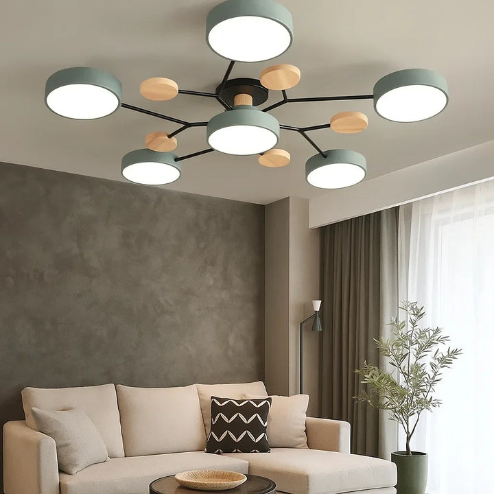 Moderne LED Taklampe Flush Mount Luvikno