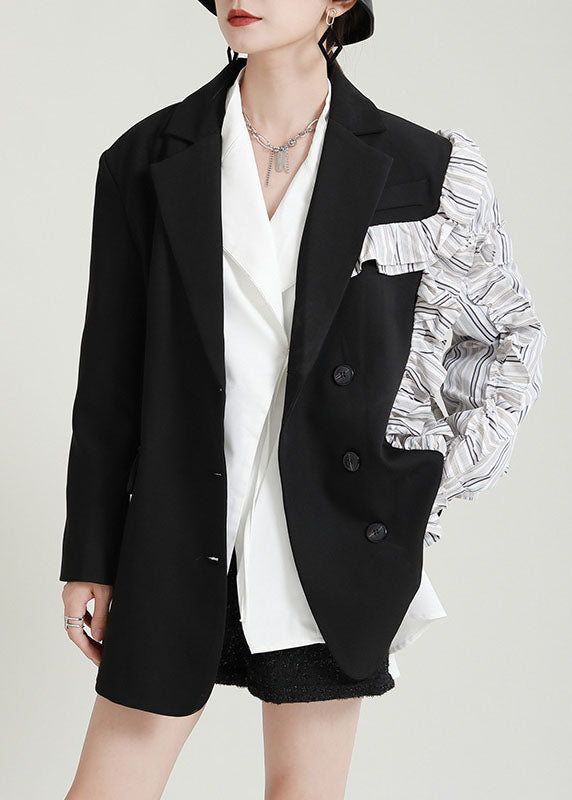 Luvik | PeterPan-Collier Patches Volantit Pitkät Hihat