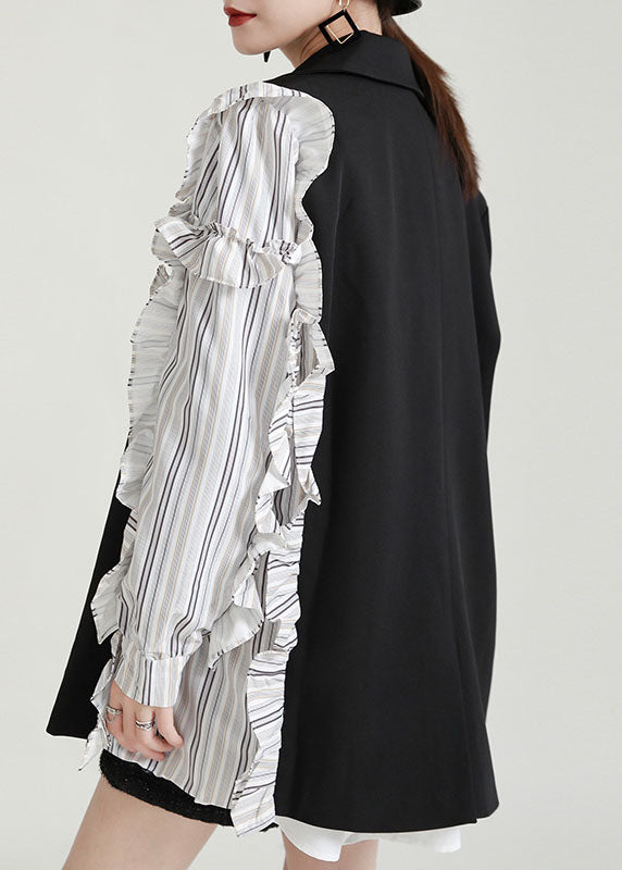 Luvik | PeterPan-Collier Patches Volantit Pitkät Hihat