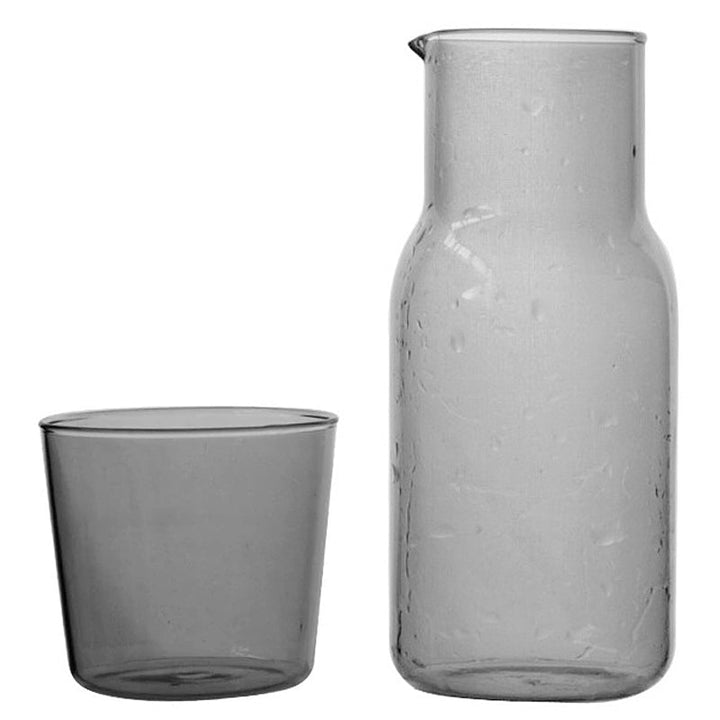Glass Karaffel & Tumbler Sett – 500ml Borosilikat Vannsett | Luvikno
