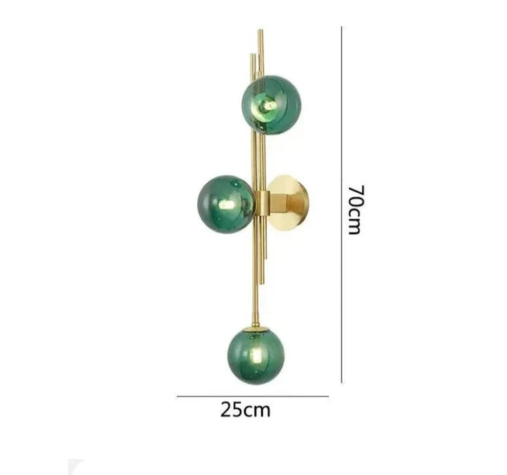 Moderne Glass Ball Vegglamper – Elegante LED Vegglys for Soverom og Stuer | Luvikno