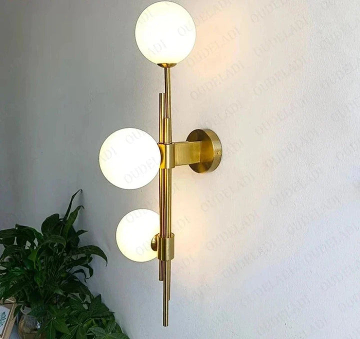 Moderne Glass Ball Vegglamper – Elegante LED Vegglys for Soverom og Stuer | Luvikno