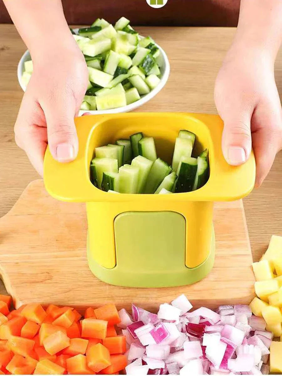 QuickChop Grønnsakskutter – Rask og Effektiv Grønnsaksskjærer Luvikno