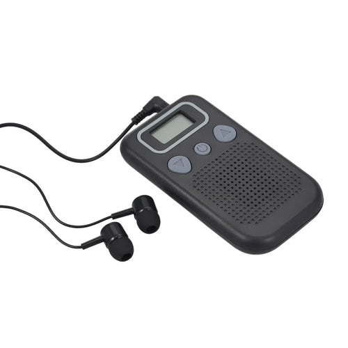 Luvikno | Hørselshjelp Lydforsterker – Batteridrevet In-Ear Hørselsforsterker med Hodetelefoner for Eldre og Voksne