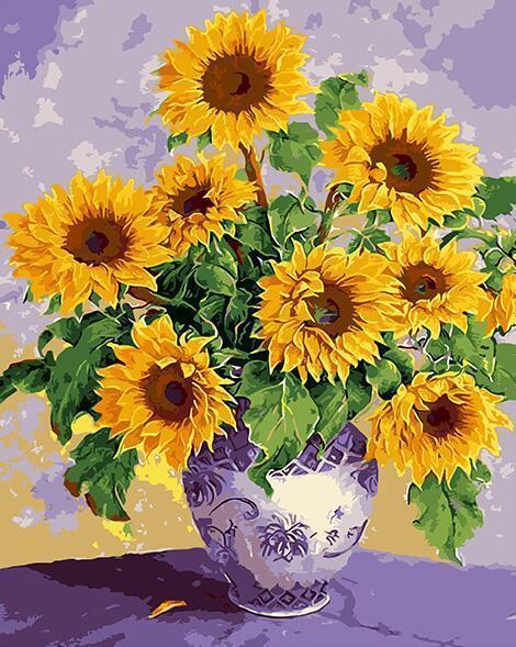 Luvikno | Blomsterportrett (Maler etter tall)