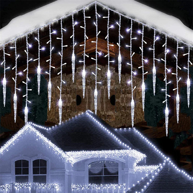 Snowlit - LED Lysgardin for Utendørs Luvikno