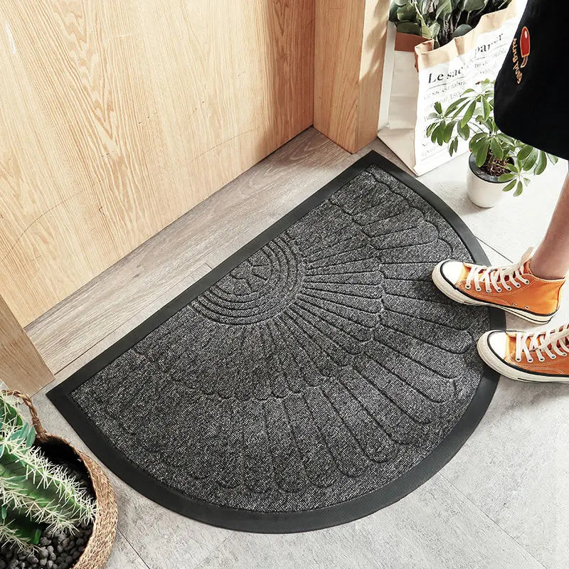 SoftNest - Luksus Halv-Rund Badematte for Komfort Luvikno