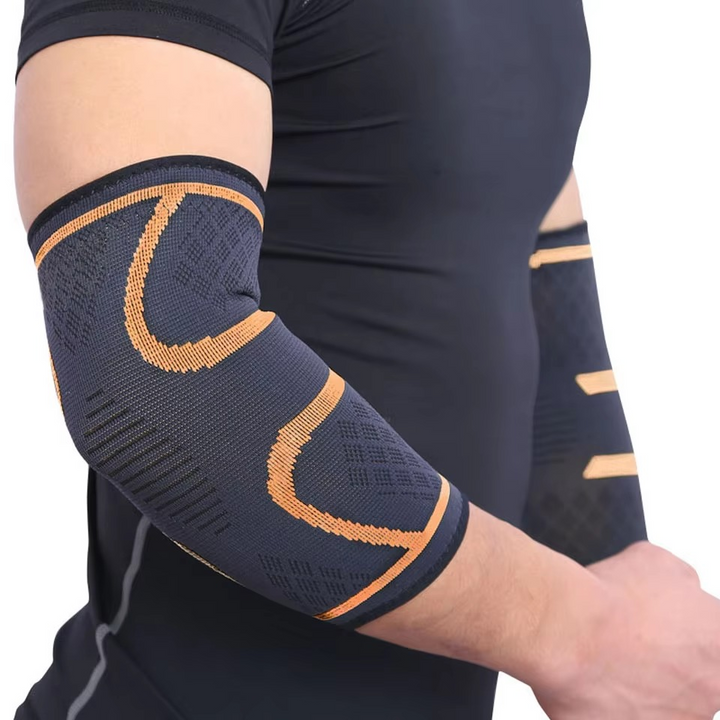 Justerbar elastisk albue støtte sleeve for sport og fitness Luvikno