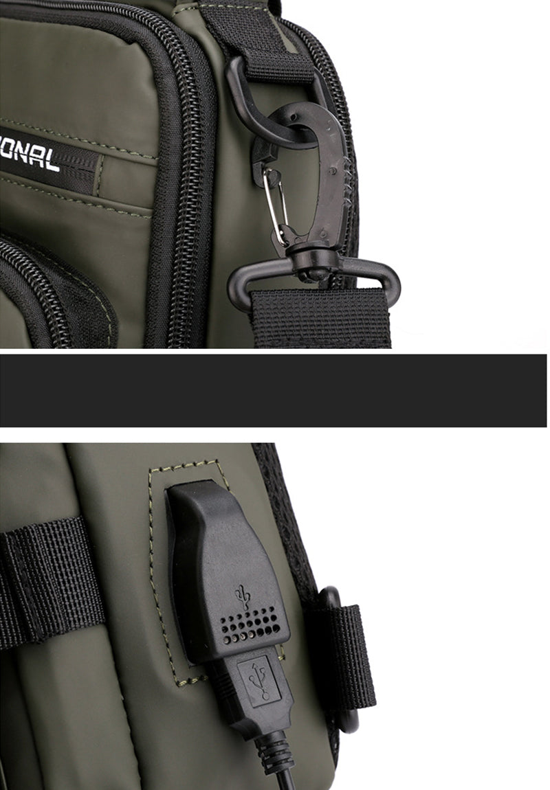 Elegant USB-lading Mini Crossbody Bag | Luvikno
