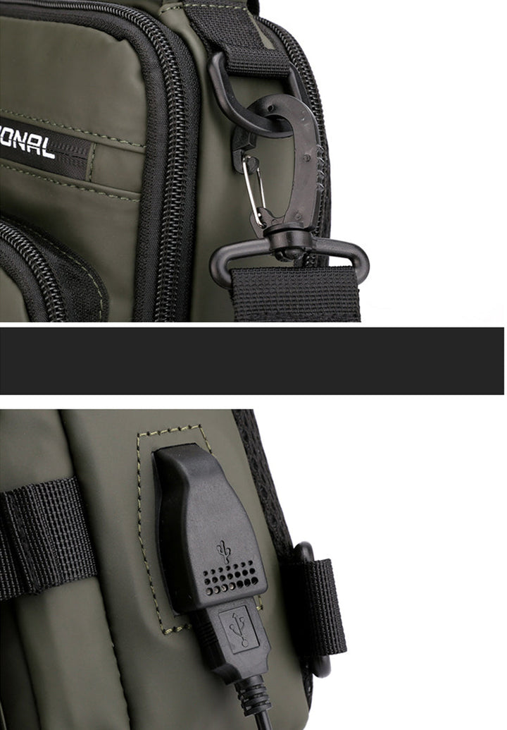Elegant USB-lading Mini Crossbody Bag | Luvikno