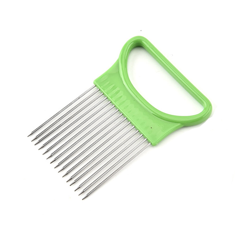 OnionMaster Cutter - Håndholdt Skiver for Kjøkken Luvikno