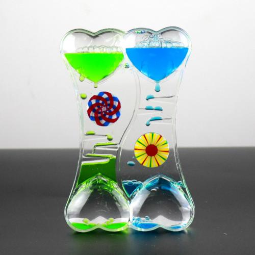 Dobbelt flytende hjerter timeglass | Luvikno