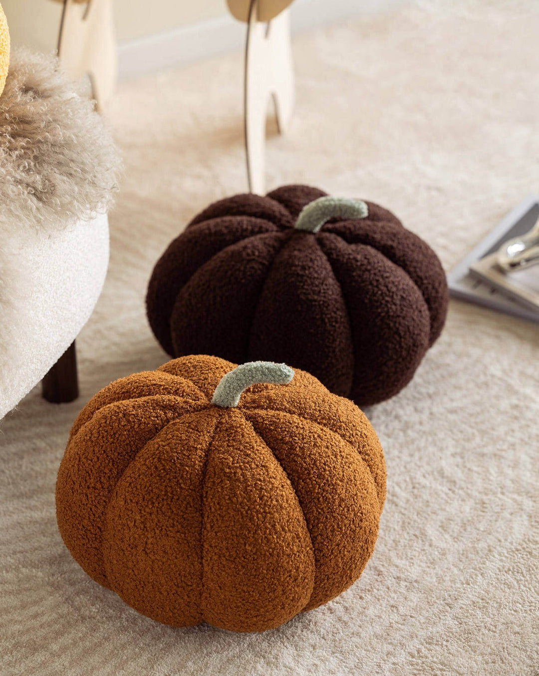 Fluffy Pumpkin Cushion | Luvikno