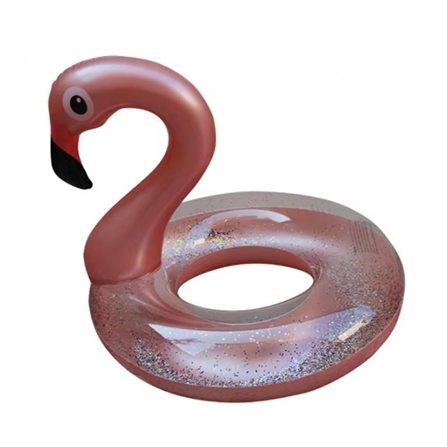 Pink Flamingo Oppblåsbar Bassengflåte Luvikno