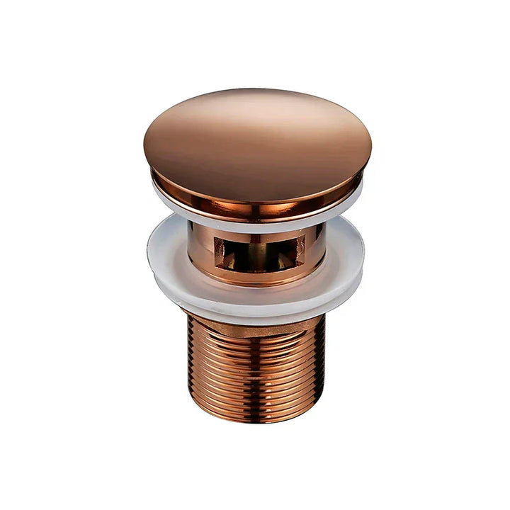 Bagnolux Rose Gold Sink Drain Valve Luvikno