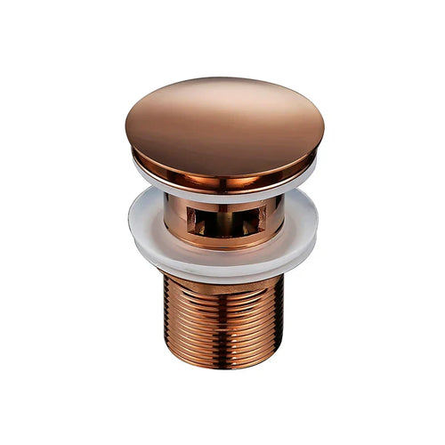 Bagnolux Rose Gold Sink Drain Valve Luvikno