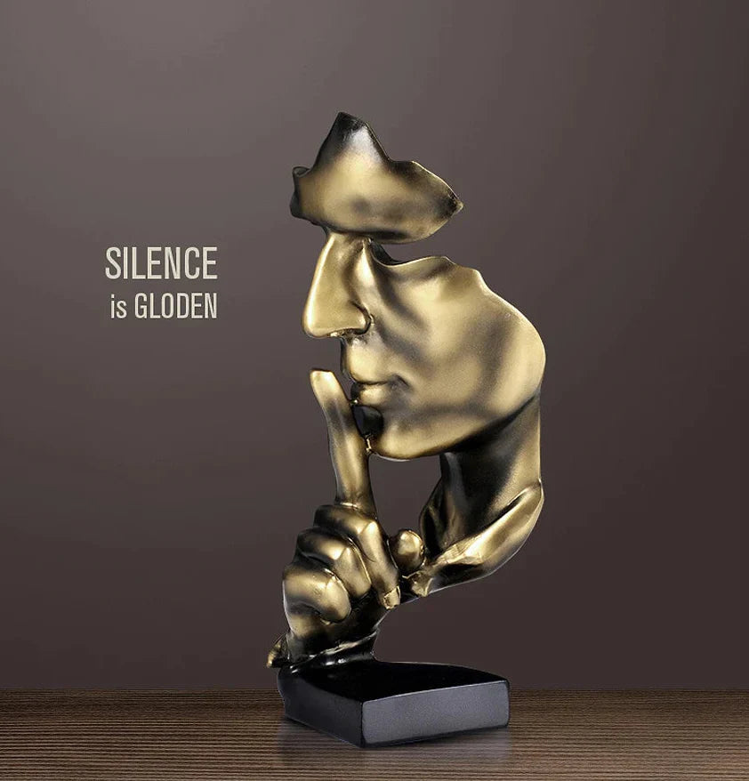 Silent Thinker Abstract Face Home Decor | Luvikno