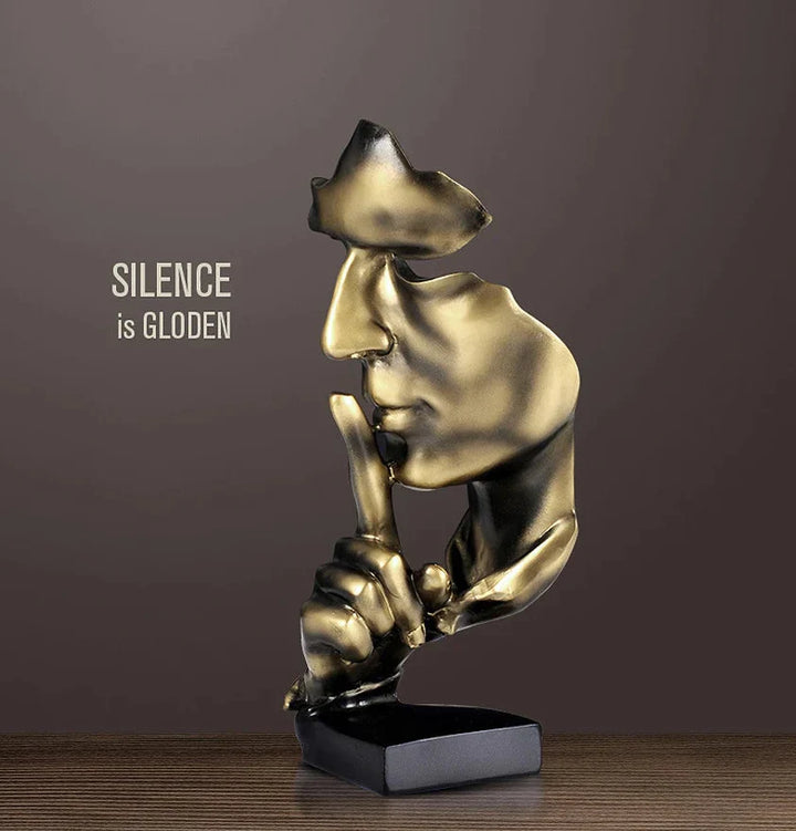 Silent Thinker Abstract Face Home Decor | Luvikno