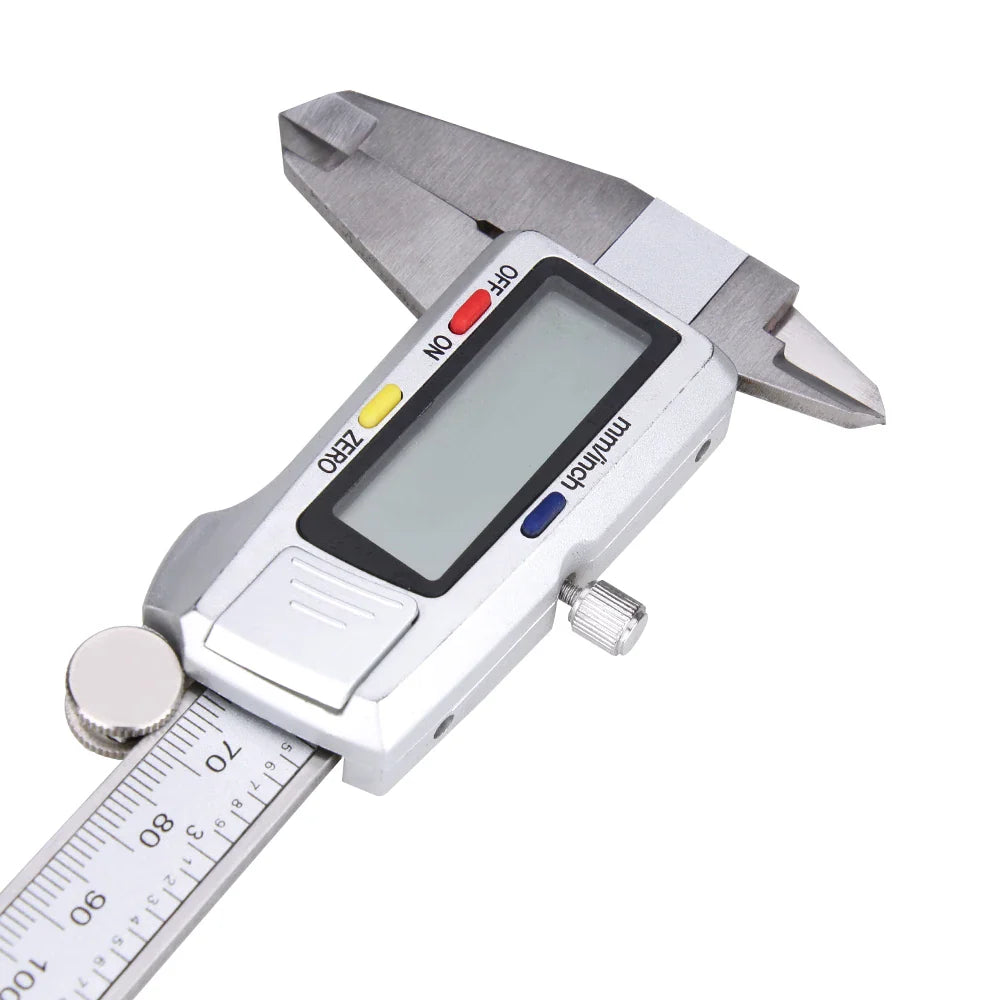 Luvikno | Precivio Digital Caliper laget av Rustfritt Stål | 15 cm Måleområde | Presisjonsmåleenhet med LCD-skjerm | ±0,03 mm Nøyaktighet