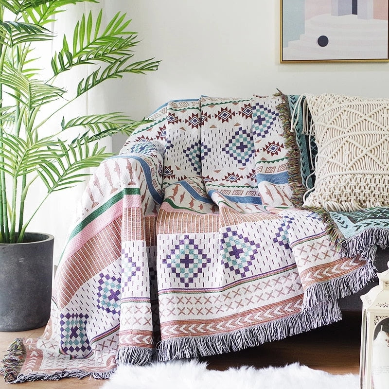 Vintage Pumpkin Sofa Cover Luviknoanket | Luvikno