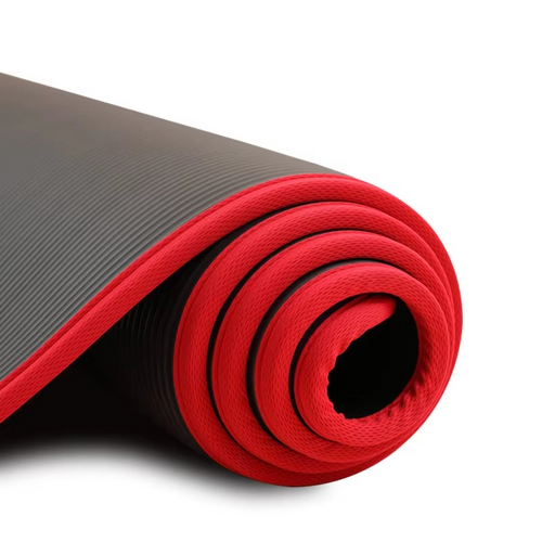 Ekstra tykk 0,39 tommer sklisikker trenings- og yogamatte med bæreband Luvikno