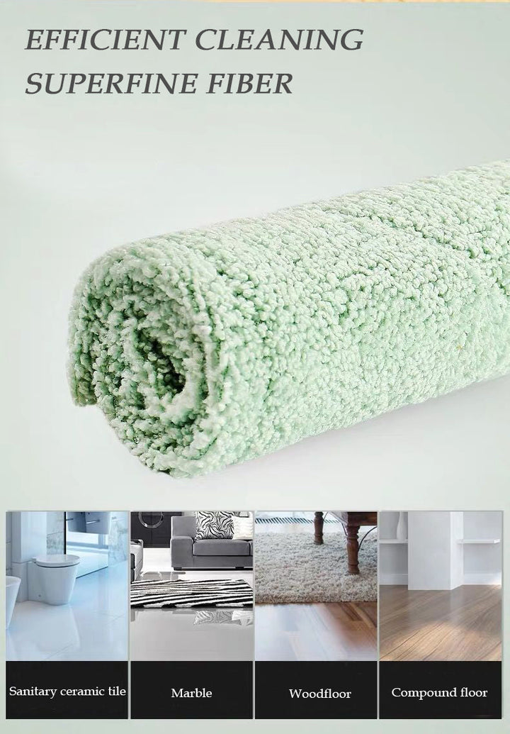 360 Grad Teleskopisk Stor Flat Mop | Luvikno