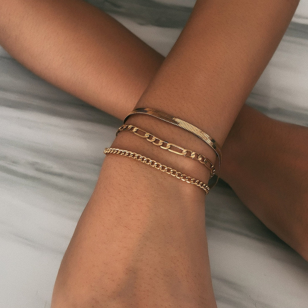 Sjarmerende Armbånd Trio | Delikat 3-delt Sett Luvikno